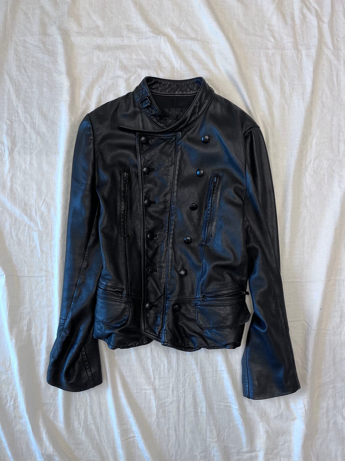 TIME Napoleon Archive Leather Jacket 상품이미지1