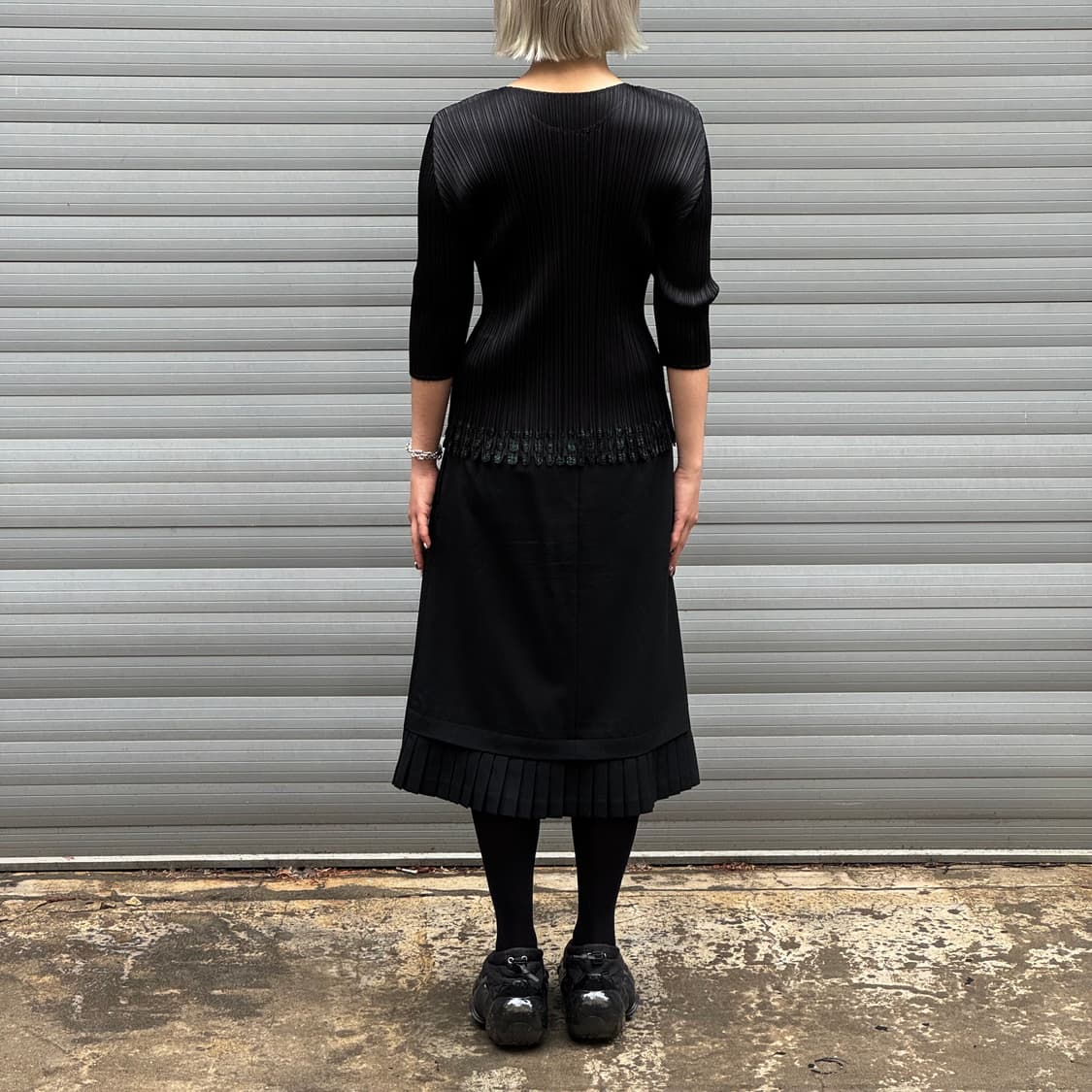 Number Pattern black top 상품이미지9