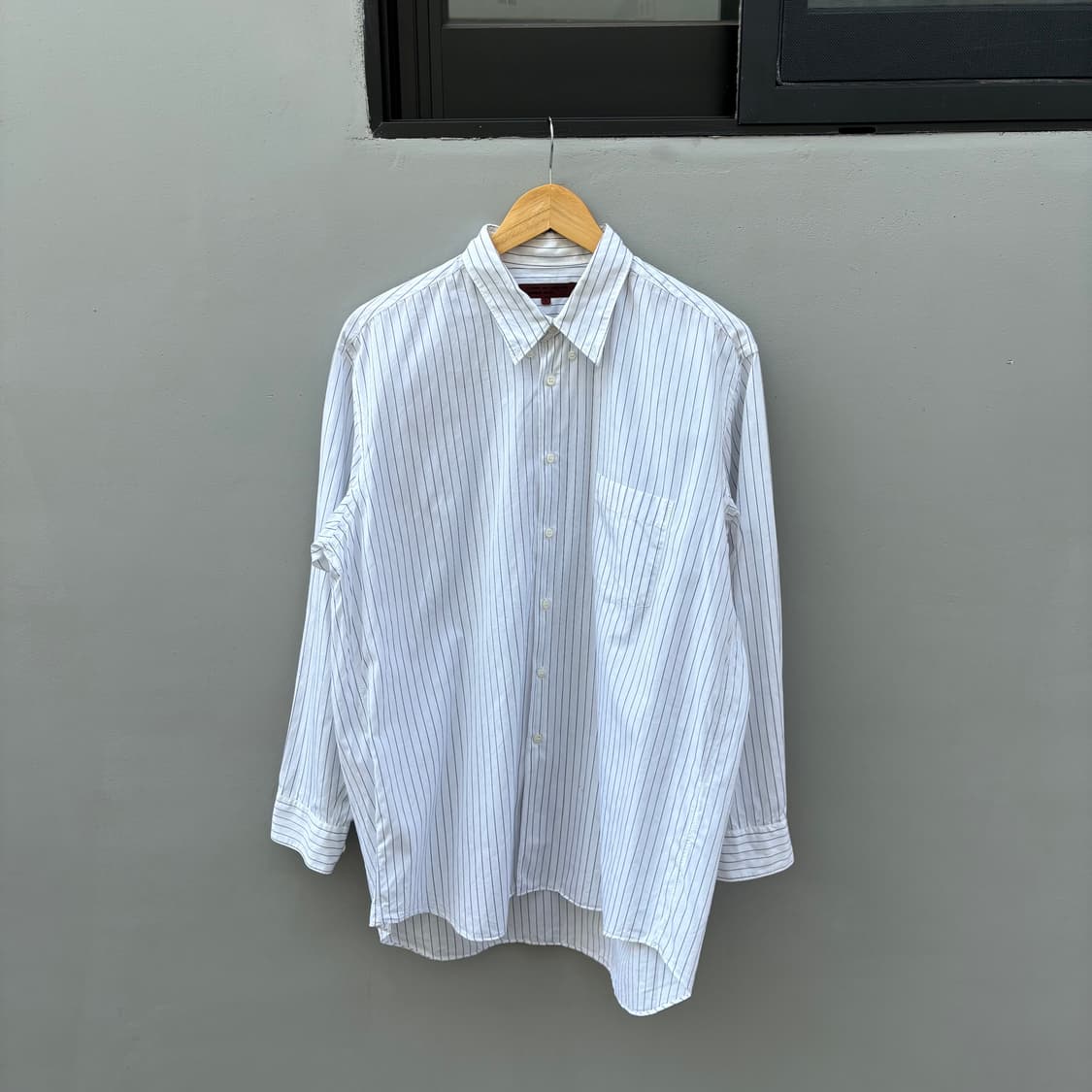 꼼데가르송 옴므 듀스 블루 스트라이프 셔츠 상품이미지1