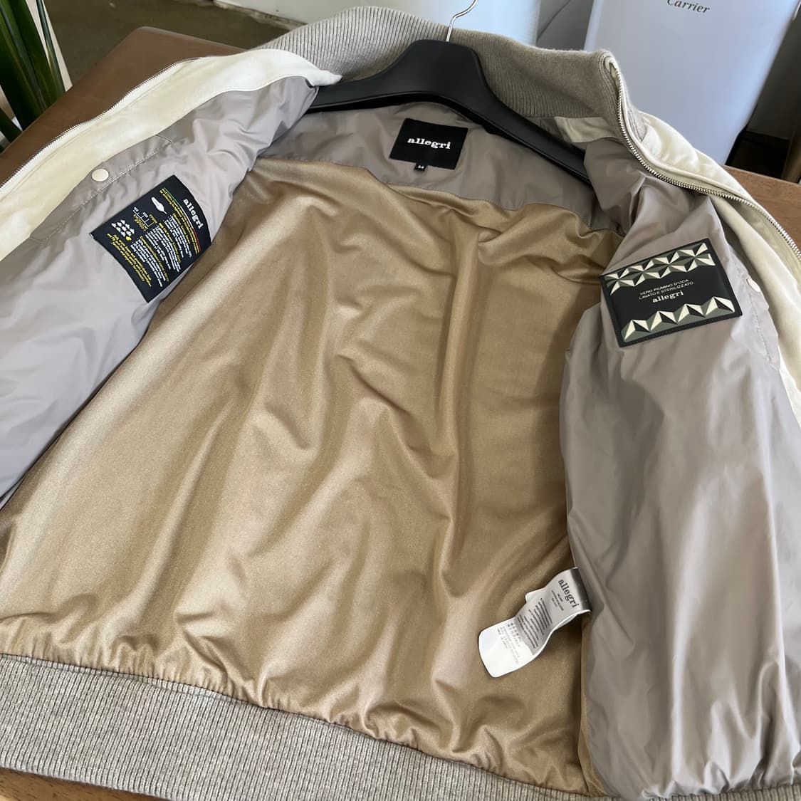 알레그리 구스다운 니트 패딩 점퍼 54 상품이미지6