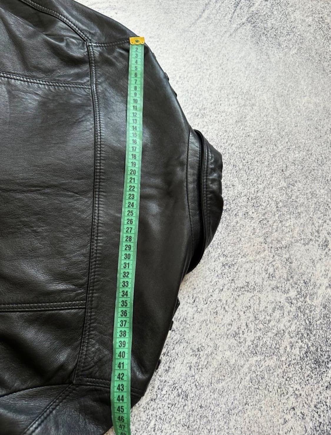 14SS  발망 바이커 레더 자켓 with straps 상품이미지7