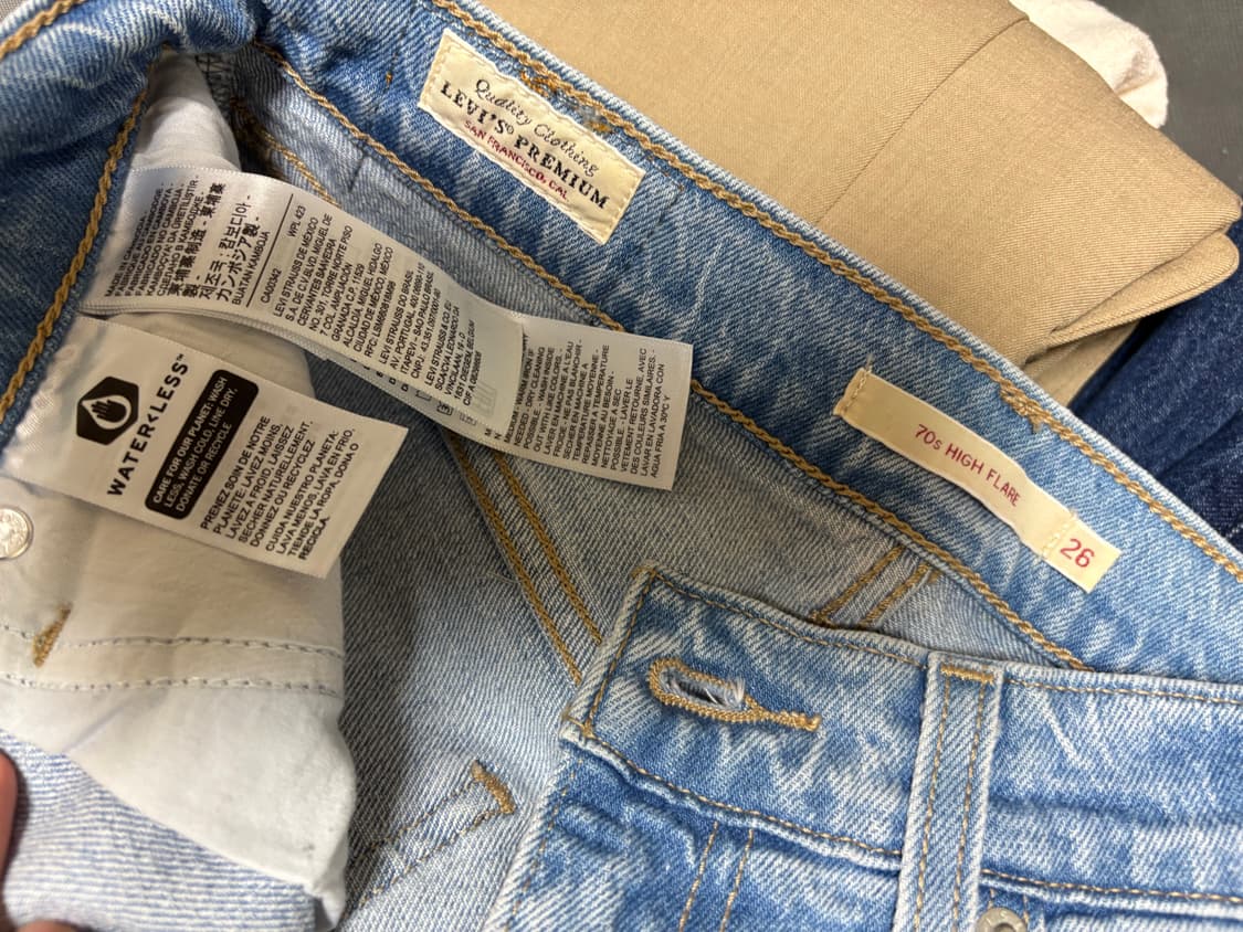 리바이스 70's 하이 플레어 진 26 상품이미지3