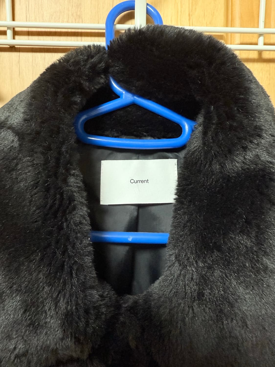 커렌트 크롭 퍼 자켓 블랙 상품이미지3