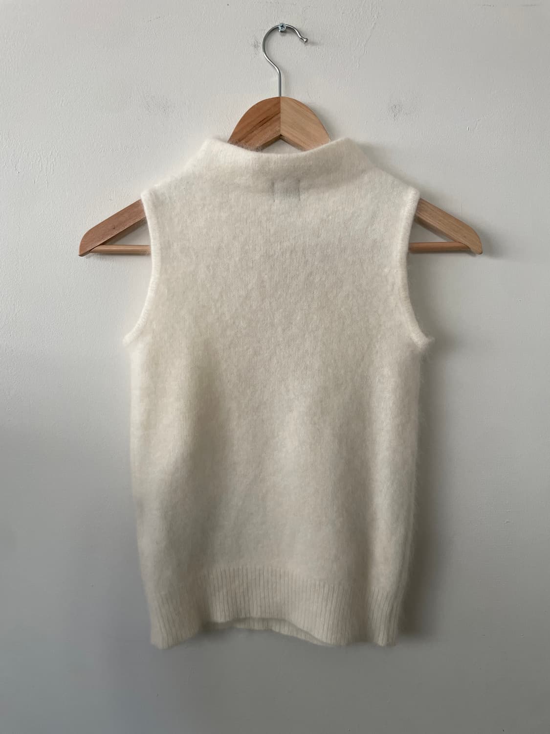 vintage angora half neck sleeveless knit 상품이미지5