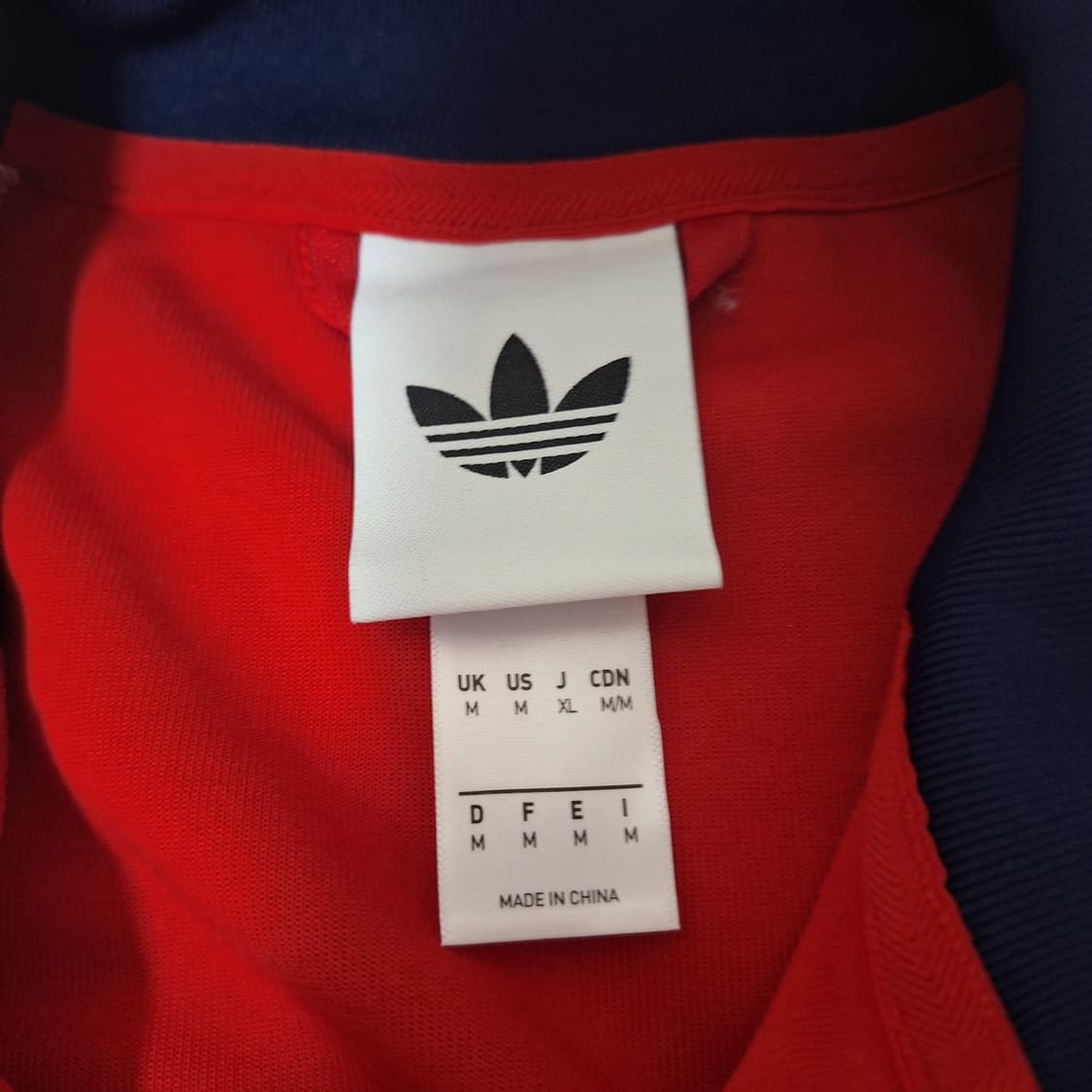 (M)아디다스 아스널 FC OG 트랙 탑 베러 스칼렛 오프 화이트 상품이미지4