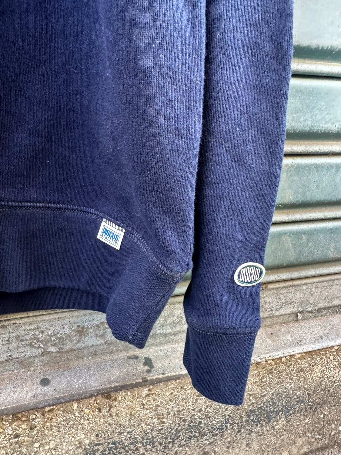 DISCUS ATHLETIC navy sweat 상품이미지3