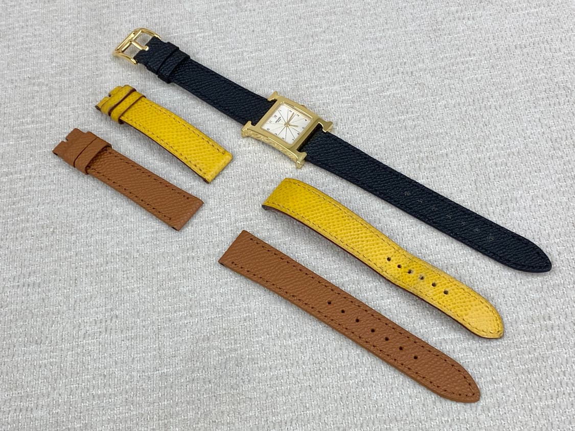 에르메스 H아워 1.201 금장 여성용 쿼츠 PM 스몰 사이즈 상품이미지7