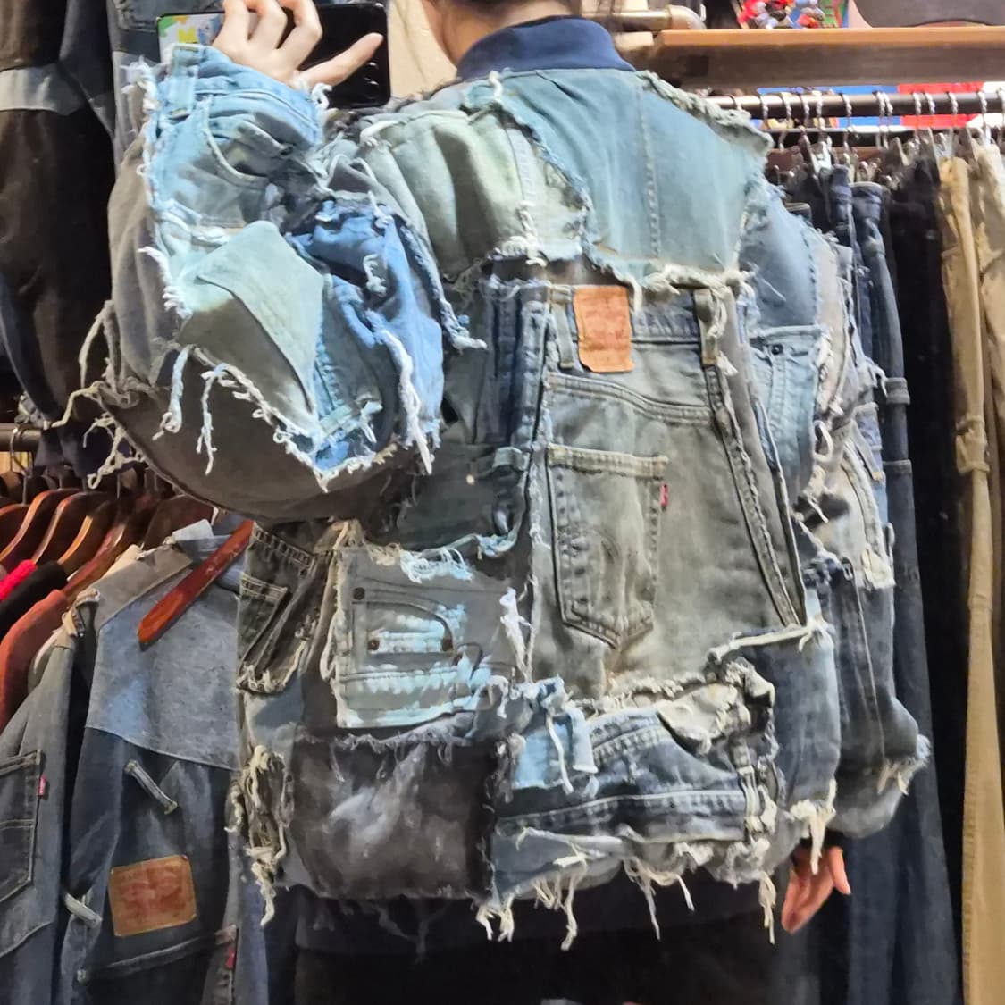 [NO.9] 리바이스 리메이크 데님 자켓 크레이지 상품이미지4