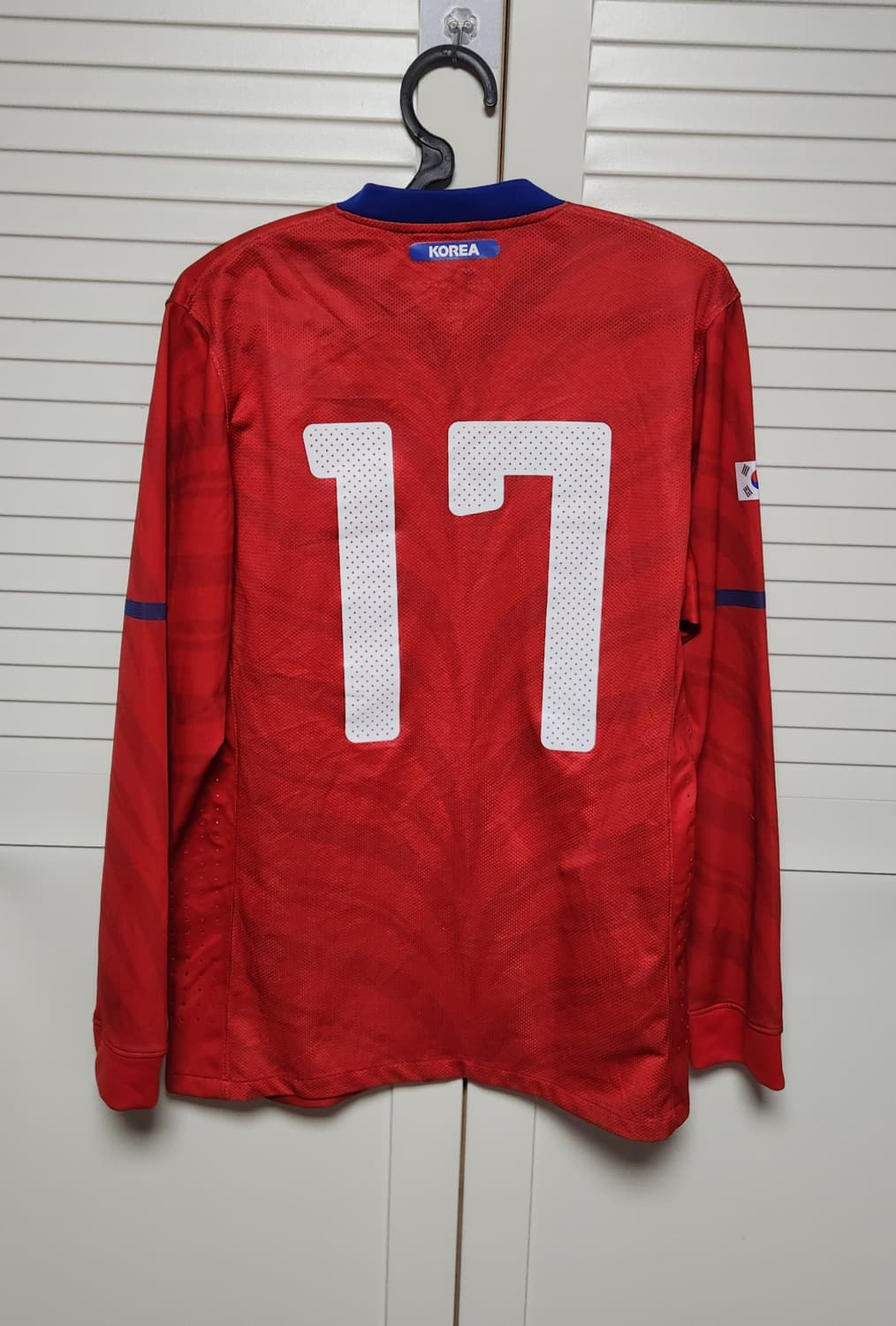 10-12 대한민국 홈 지급용 나이키 유니폼 긴팔 No.17 이청용 상품이미지2