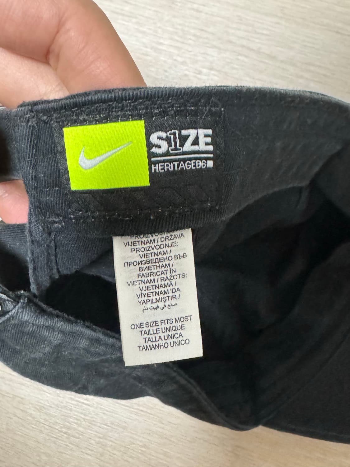 나이키 헤리티지86 에센셜 볼캡 블랙 상품이미지5