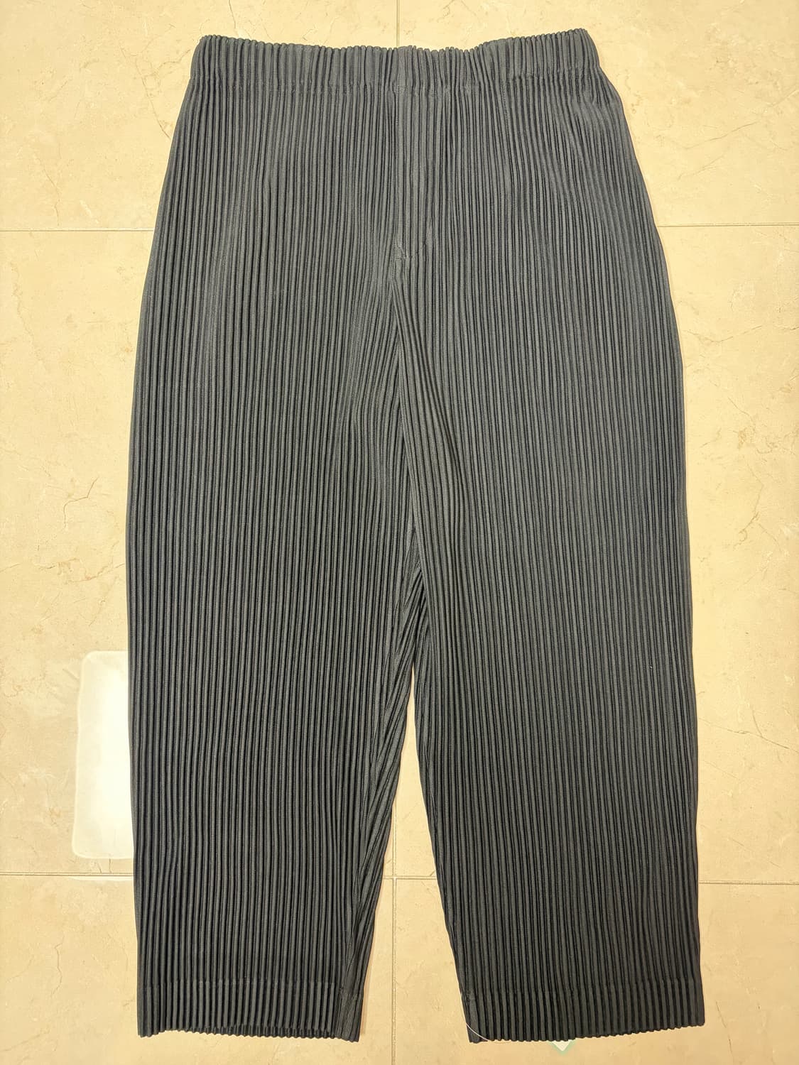 옴므플리세 베이직 팬츠 블랙 3사이즈 상품이미지2