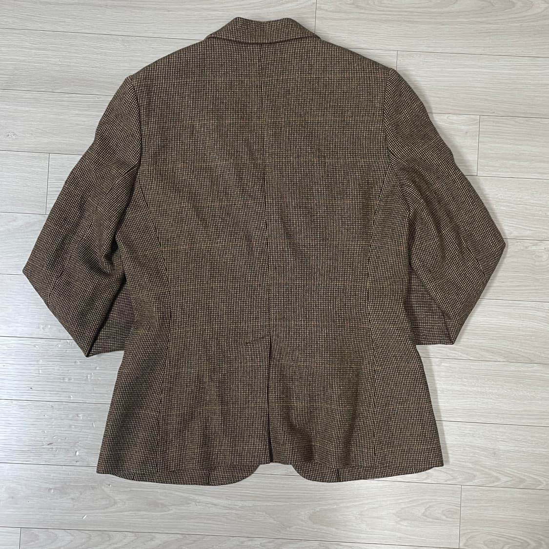 랄프로렌 브라운 체크 여성 블레이저 자켓 상품이미지5