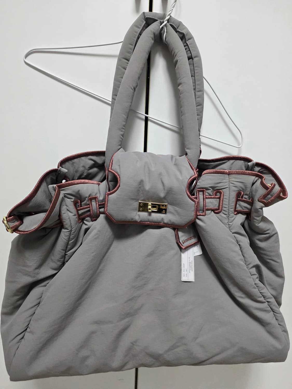 정품 라쿠제토 패딩백 상품이미지5