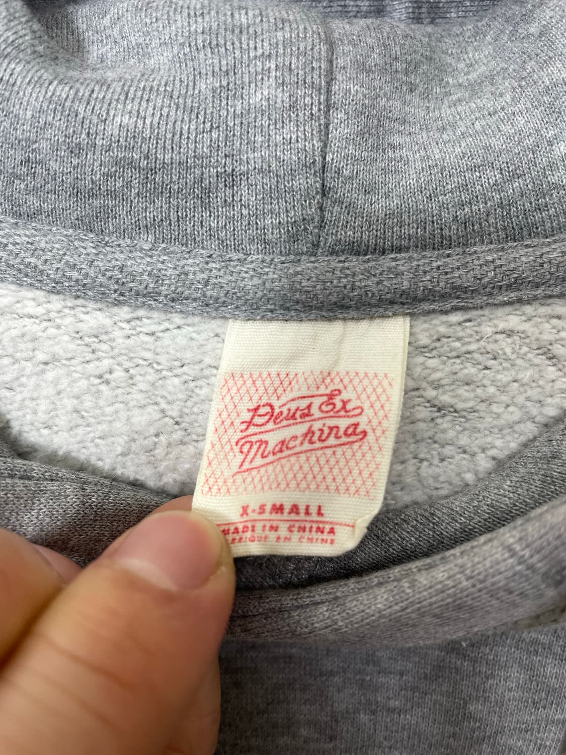 데우스Deus 메인로고 후드 XS - M35  상품이미지4