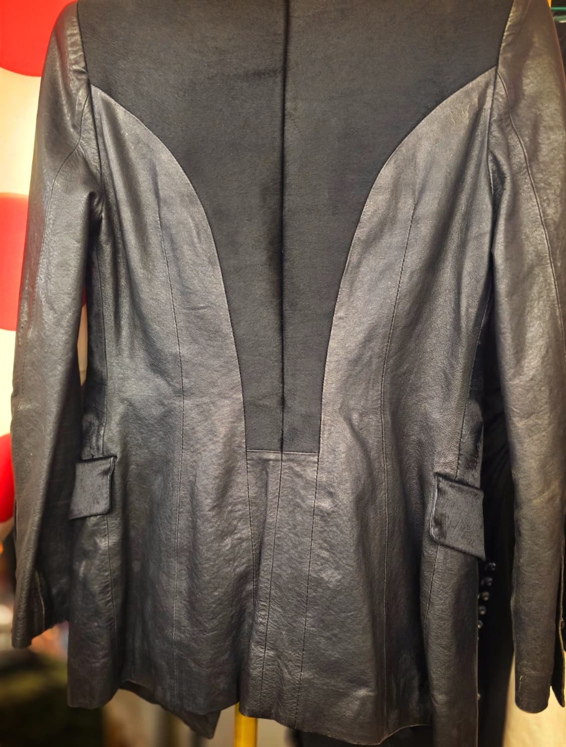 오브제(Obzee)강진영송치 배색 양가죽 자켓 상품이미지5