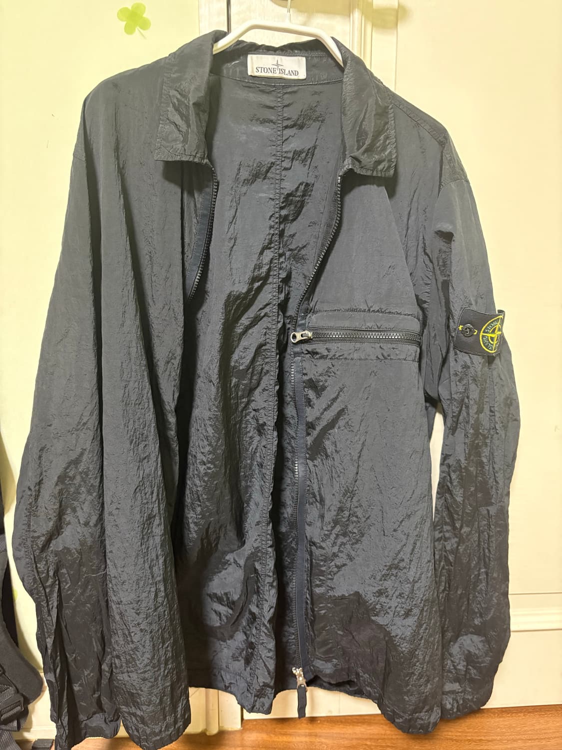 스톤아일랜드 블랙 오버셔츠 자켓 XL (105) 상품이미지1