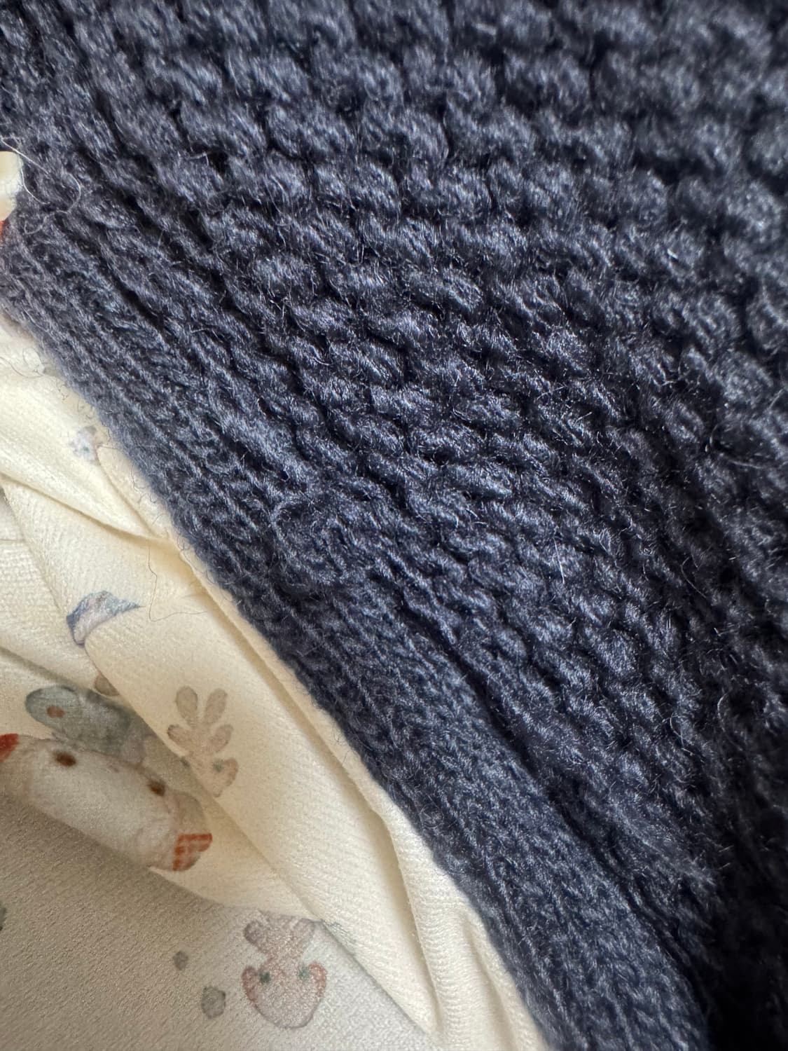 코이세이오 모시 코위찬 니트 재킷 네이비 상품이미지3