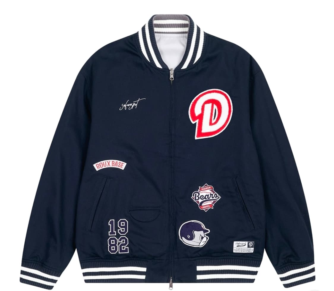 사파리스팟 두산베어스 바시티 자켓 상품이미지1