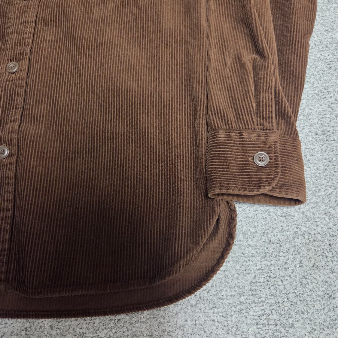 Uniqlo 유니클로 코듀로이 브라운셔츠 L(100) 상품이미지4