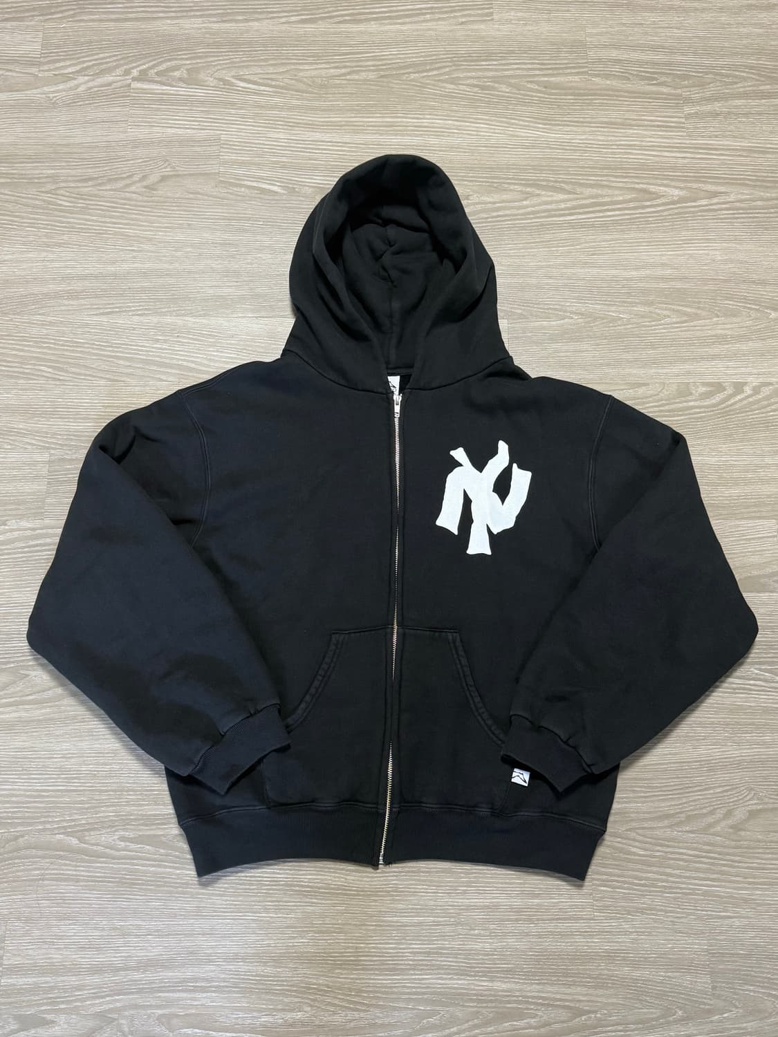 아킴보클럽 NY 뉴욕 후드집업 블랙 L 상품이미지2