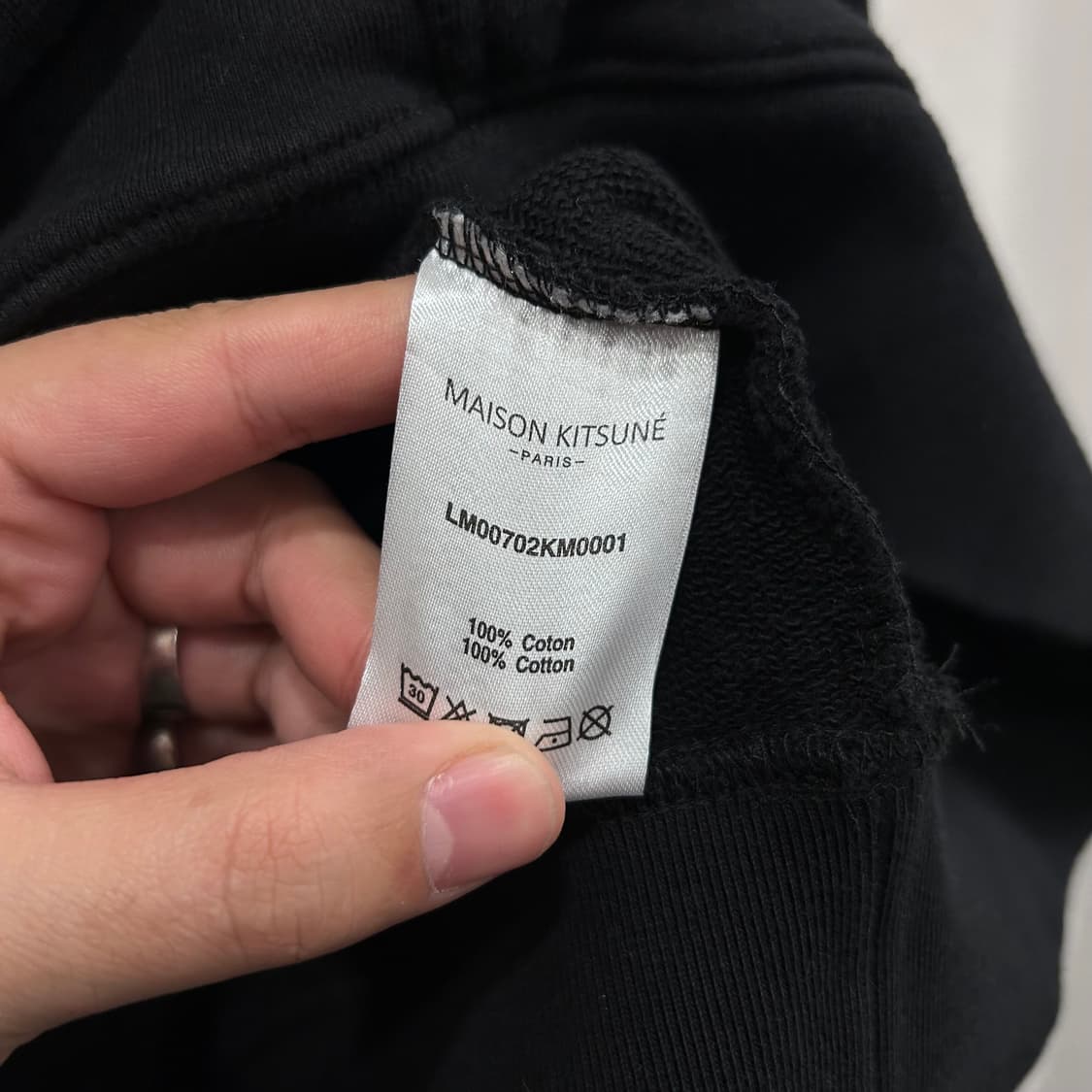 메종키츠네 폭스와펜 헤비코튼 후드티 상품이미지4