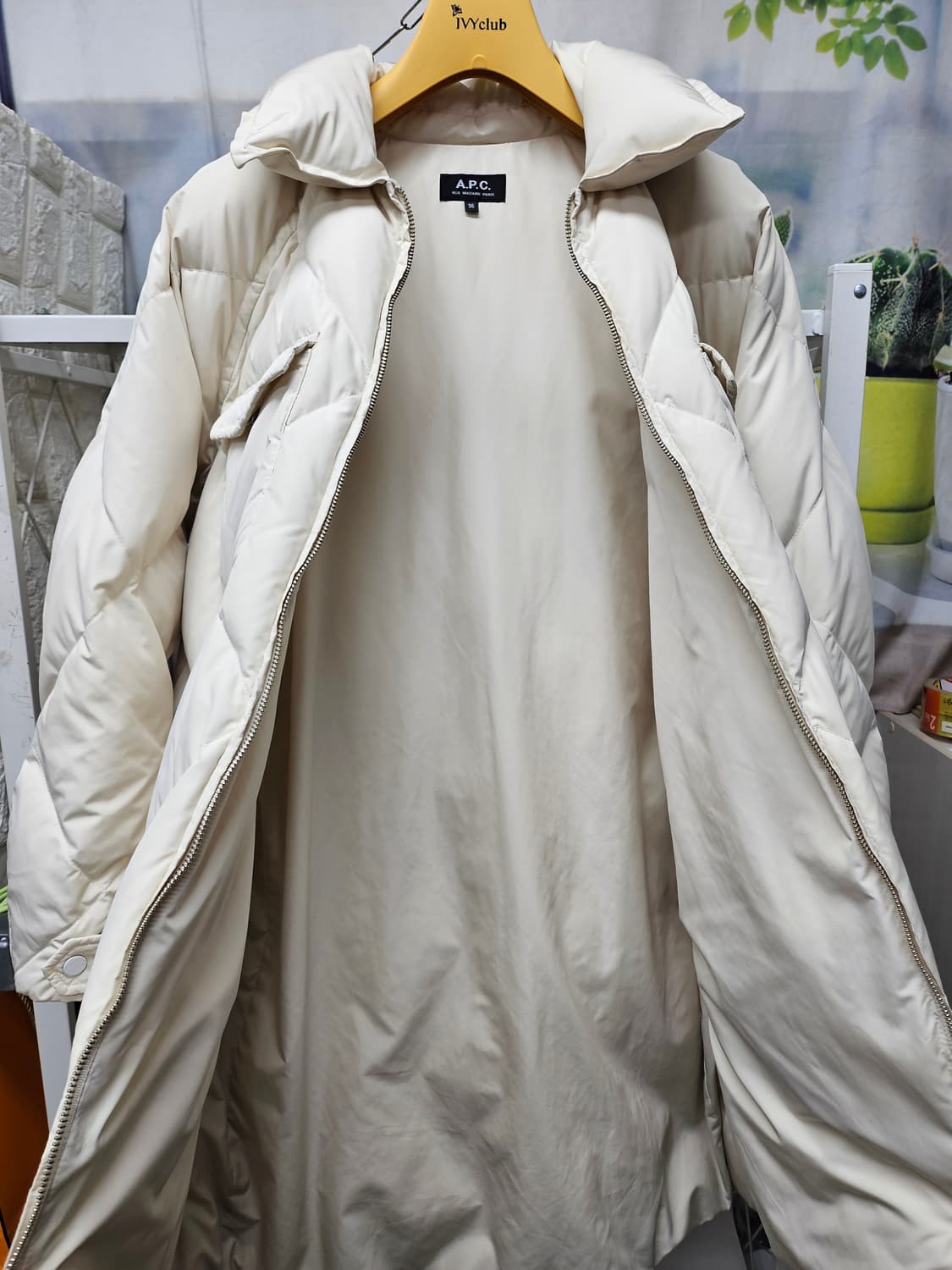 아페쎄 A.P.C 여성롱패딩 55 ~슬림66 퀼팅 구스다운패딩 AD30 상품이미지8