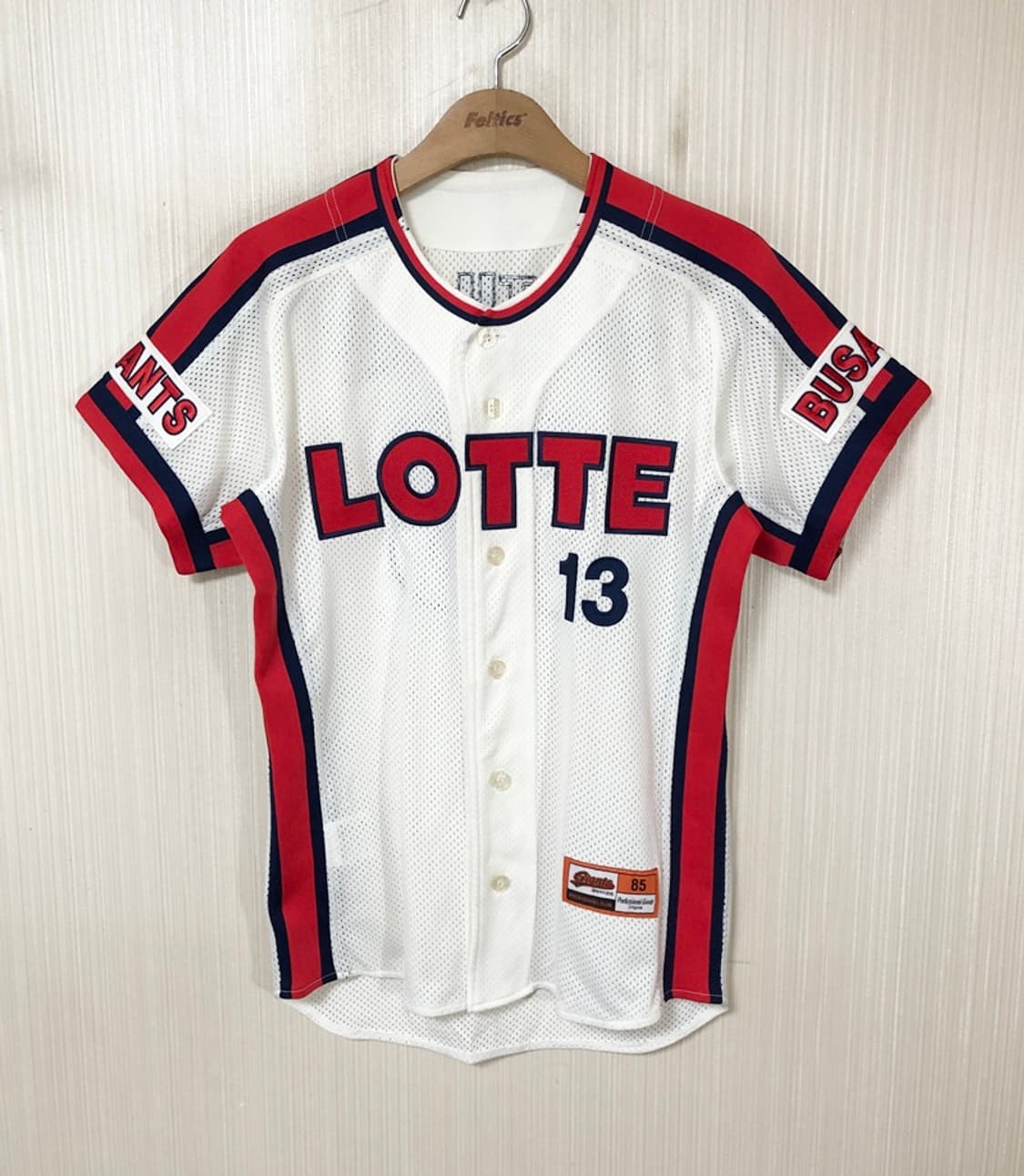 KBO 카멜레온어센틱 롯데자이언츠 챔피언홈유니폼 85 #13 황재균 상품이미지1