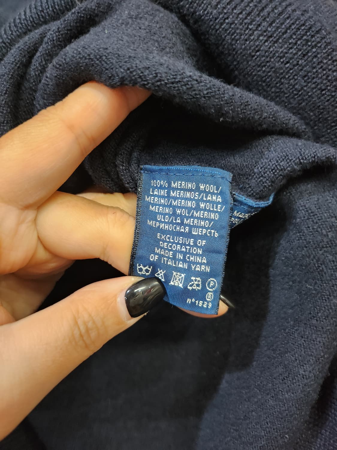 1018) 폴로 랄프로렌 자수로고 니트 원피스 상품이미지5