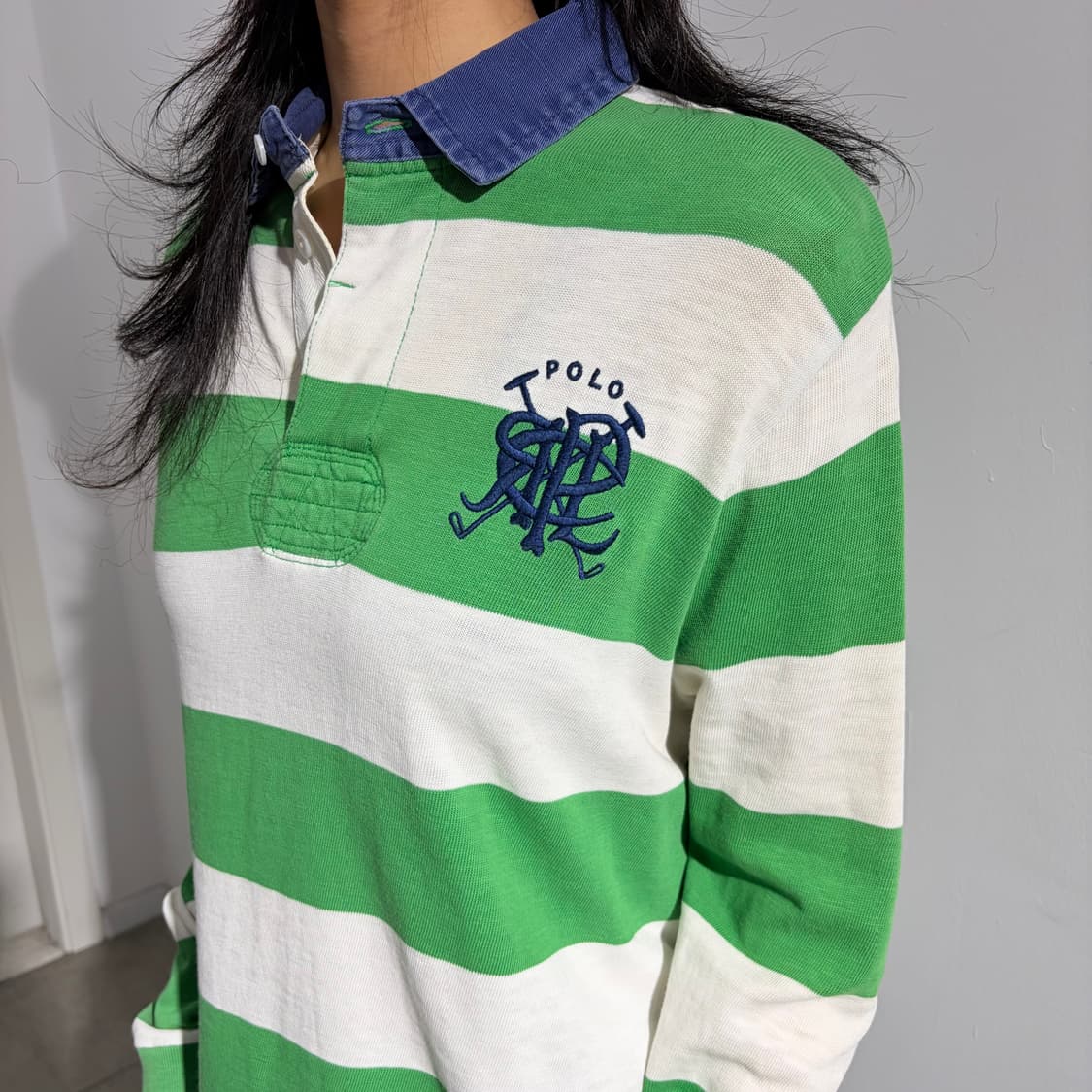 폴로 스트라이프 럭비티 PK 긴팔 티셔츠 상품이미지2