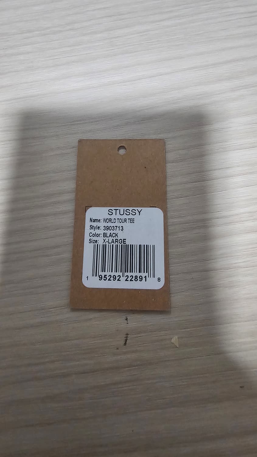 스투시 월드투어 티셔츠 xl 상품이미지4