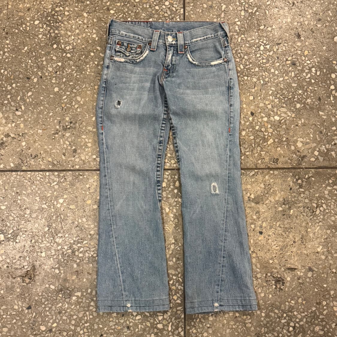 트루릴리전 레더 포켓 부츠컷 데님 32 상품이미지3