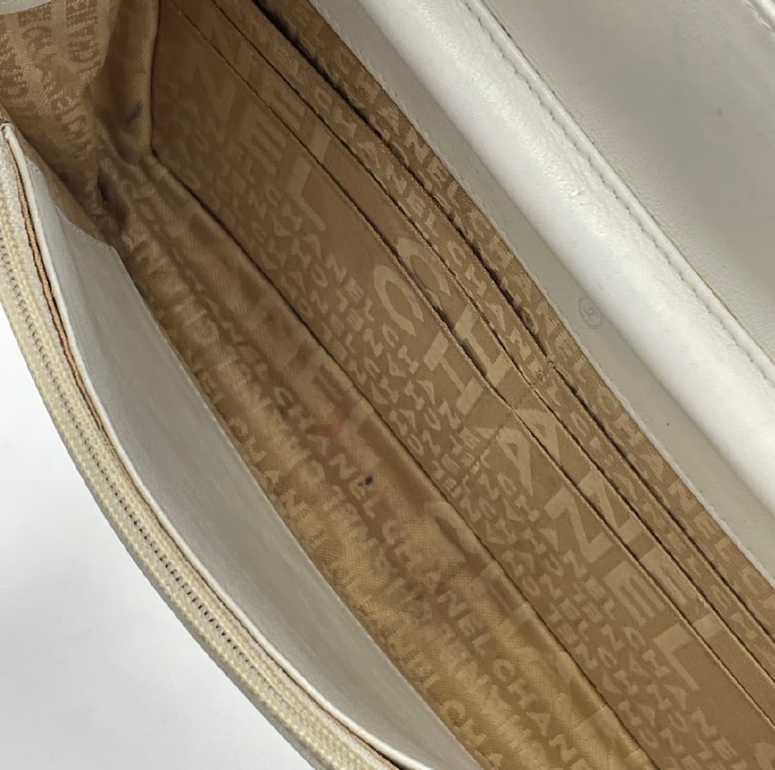 [정품/10번대] 샤넬 WOC 화이트 빈티지 상품이미지6