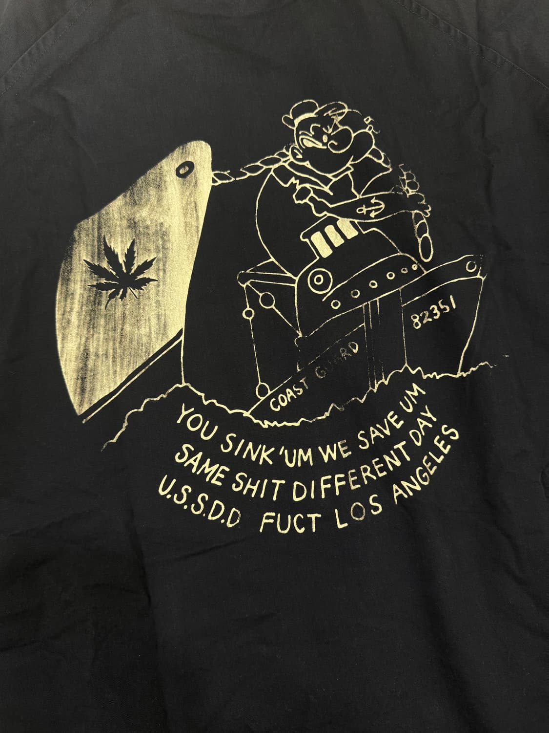 퍽트 FUCT SSDD 뽀빠이 워크자켓 (Rare XL) 상품이미지7