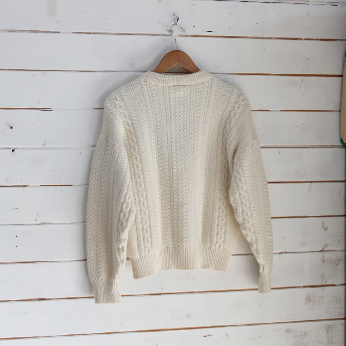 (착용컷) 라코스테 울 피셔맨 니트 (남성용 100) 상품이미지3