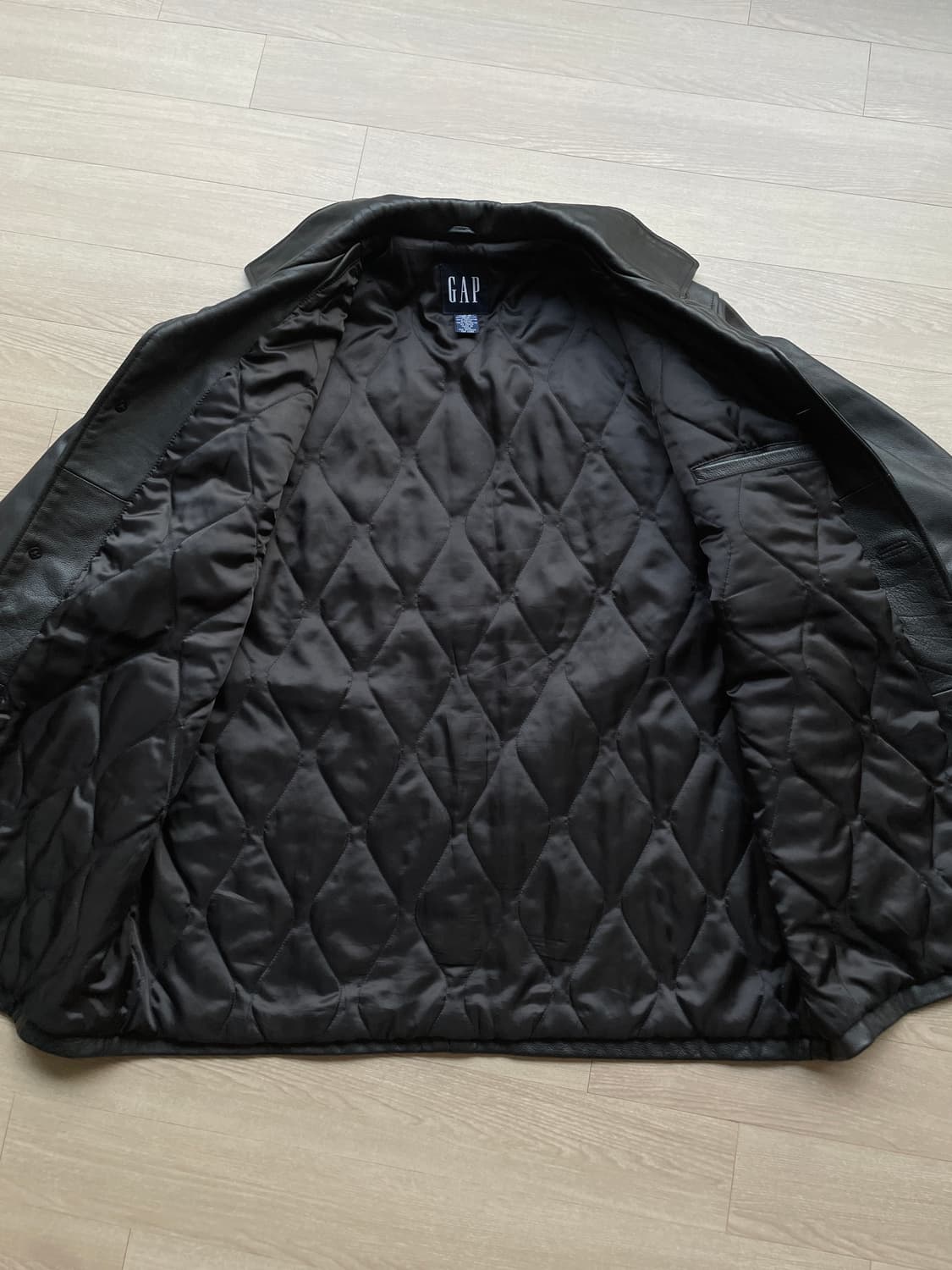 90s 올드갭 레더 카코트 gap carcoat 상품이미지5