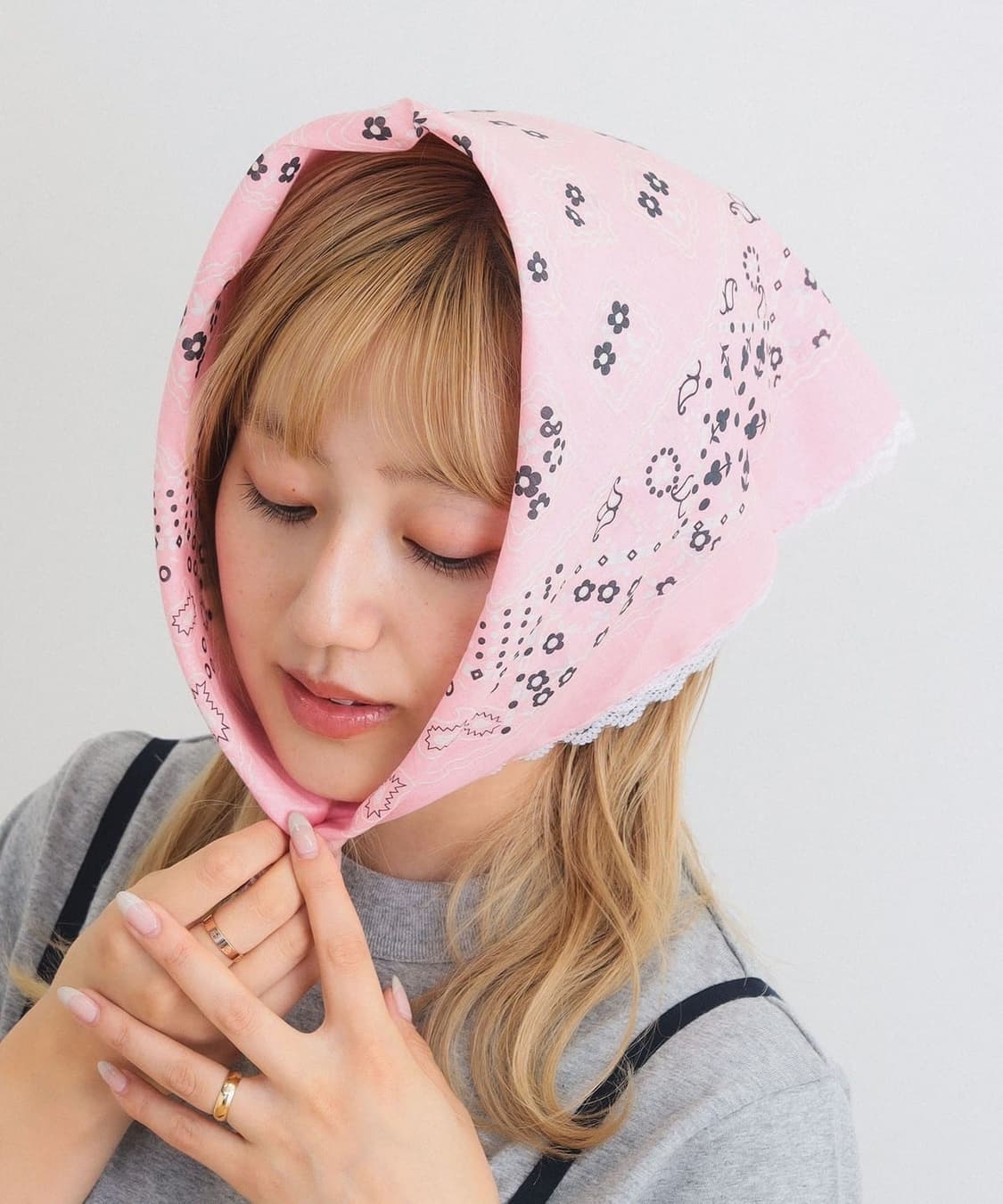 빔즈보이 레이스 반다나 핑크 상품이미지1