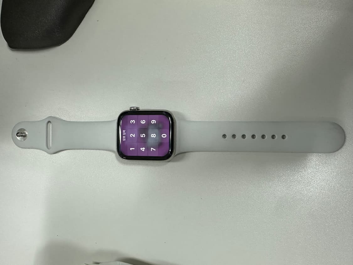 애플워치6 스테인리스44mm 실버(배터리66%) 상품이미지2