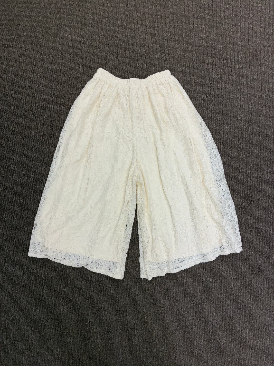 M)Japanese vintage 여성 꽃무늬 레이스 팬츠 상품이미지5