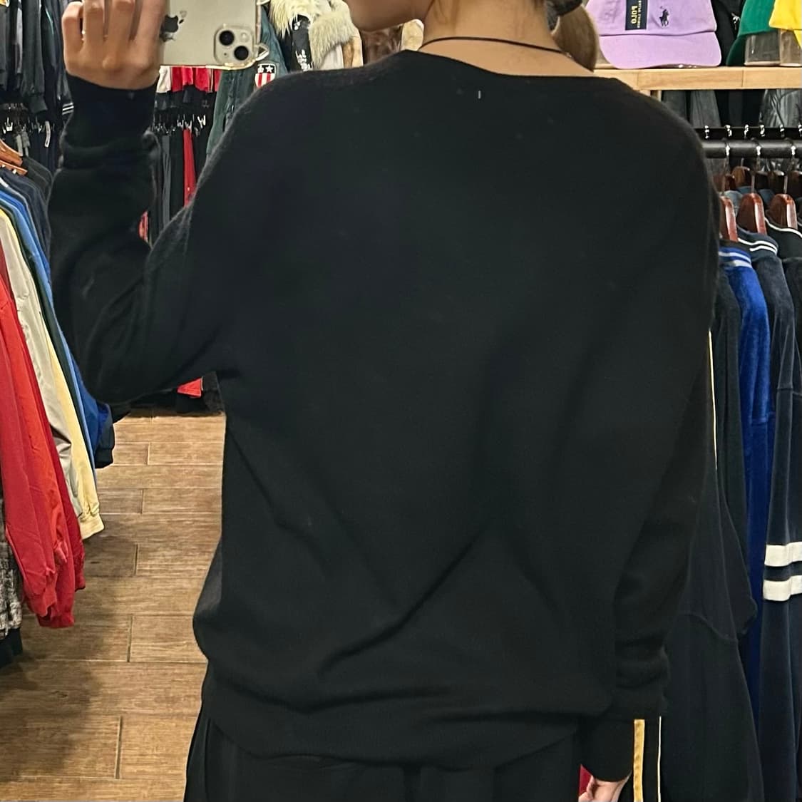 [HI] 폴로 니트 블랙 상품이미지5