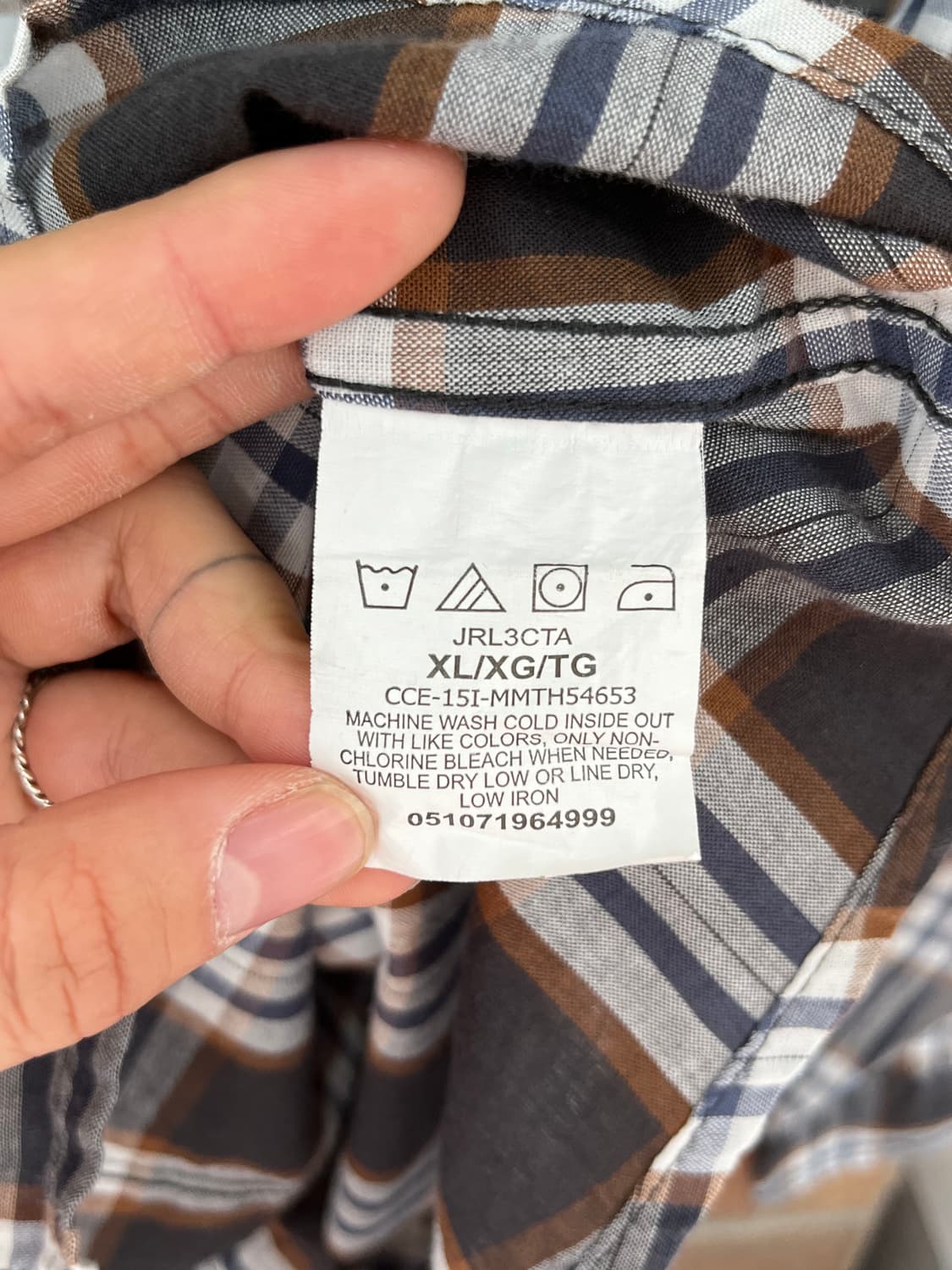 랭글러 웨스턴 체크 셔츠  상품이미지9