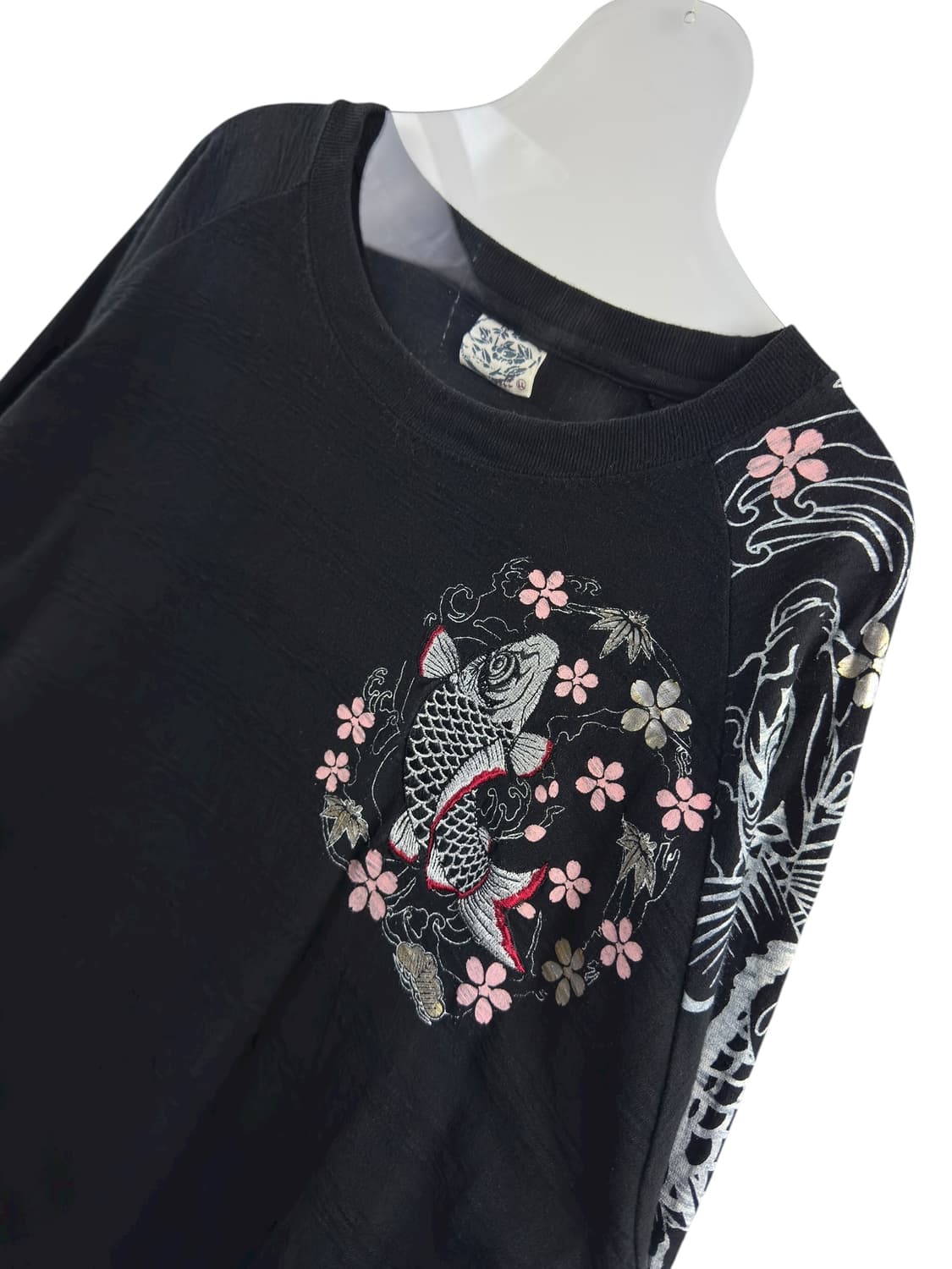 JPN 오리엔탈 코이 자수 프린팅 롱슬리브1290 상품이미지3