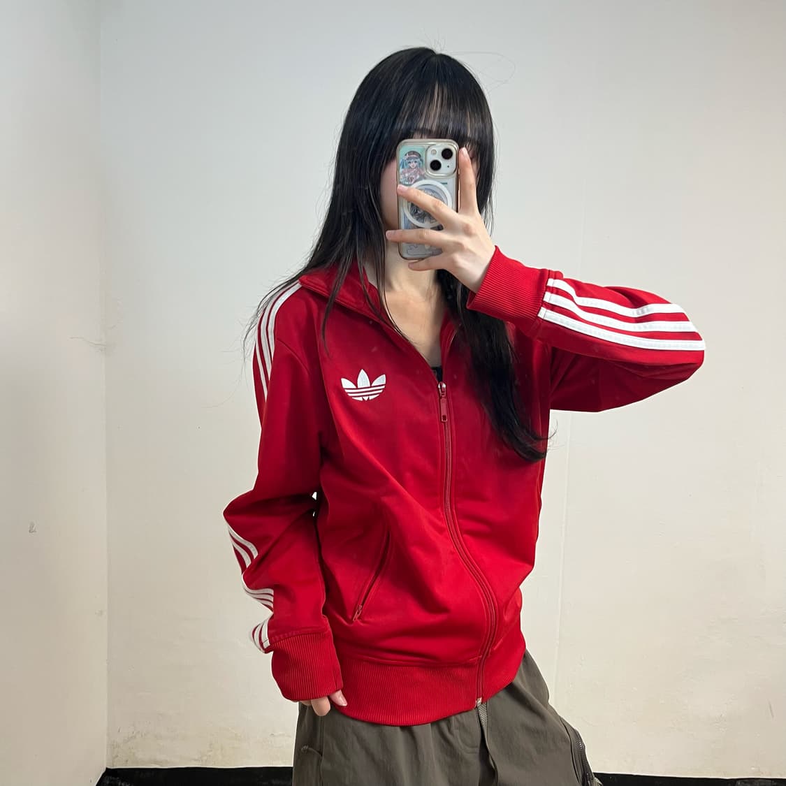 Adidas red Firebird jersey 상품이미지2