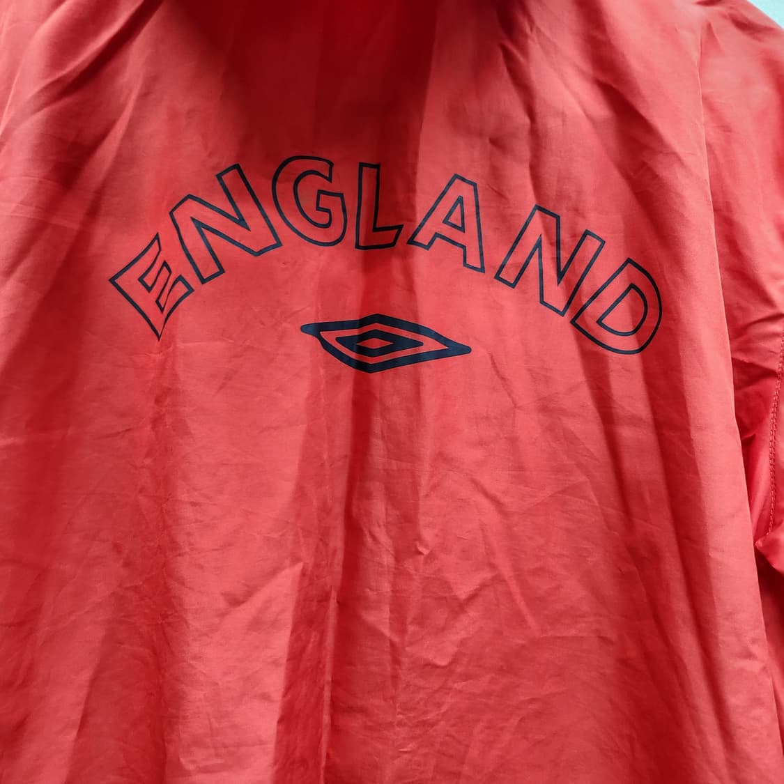 엄브로 잉글랜드 국가대표 빈티지 반팔 후드 스트링 바람막이100(L) 상품이미지5