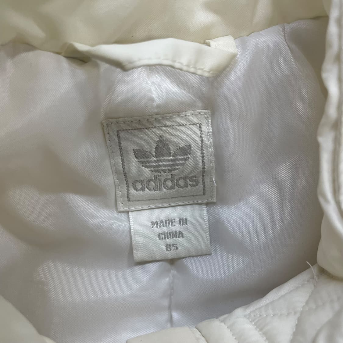 아디다스 프란체스카 레이싱 패디드 자켓 화이트 상품이미지5