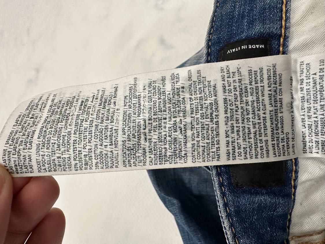 [정식수입 정품] 디스퀘어드 타이디 바이커 진 48 사이즈 상품이미지7