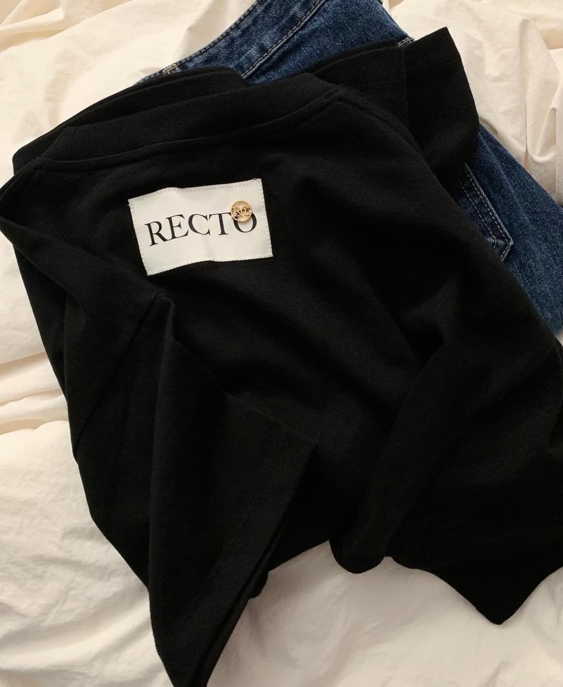 렉토 RC 로고 패치 시그니처 맨투맨 상품이미지3