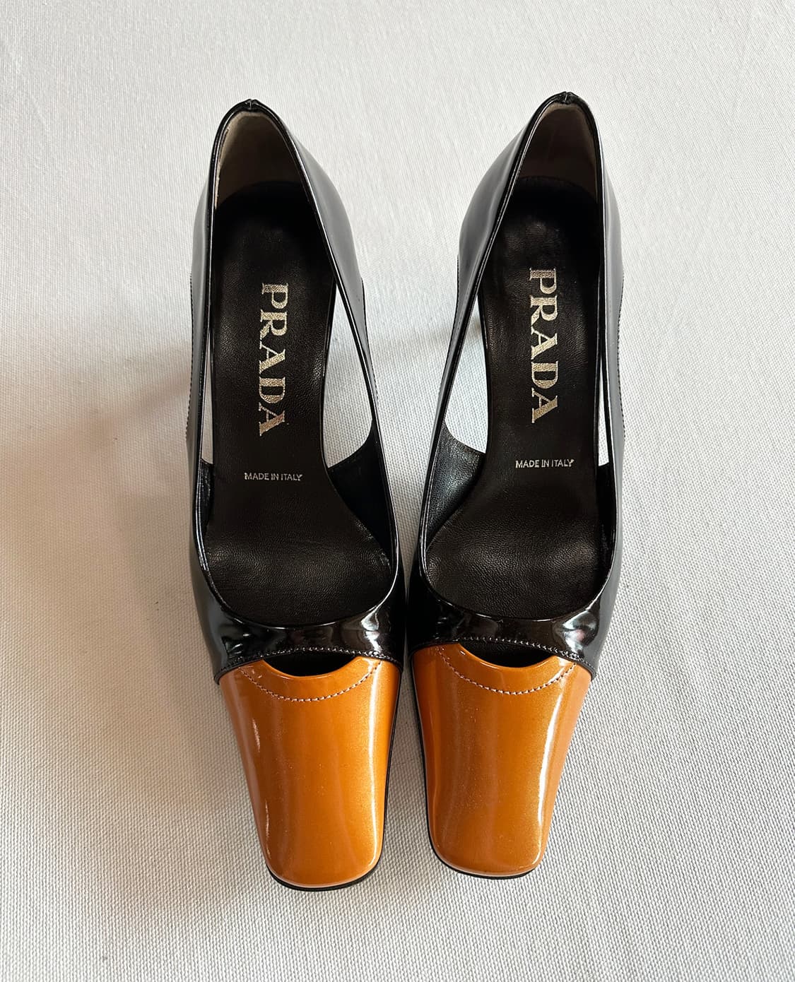 PRADA two-tone pumps heel 상품이미지4