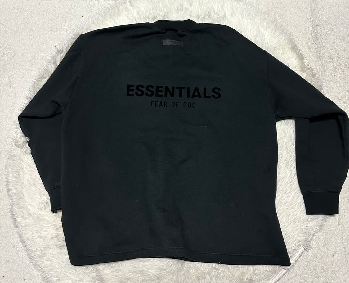 에센셜 피어오브갓 백로고 크루넥 맨투맨M 상품이미지1