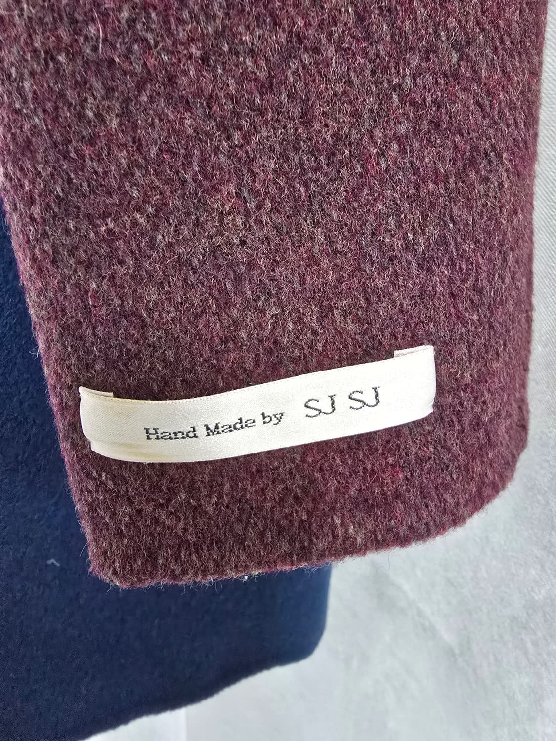 SJSJ 컬러 블록 핸드메이드 울코트 (1761) 상품이미지5