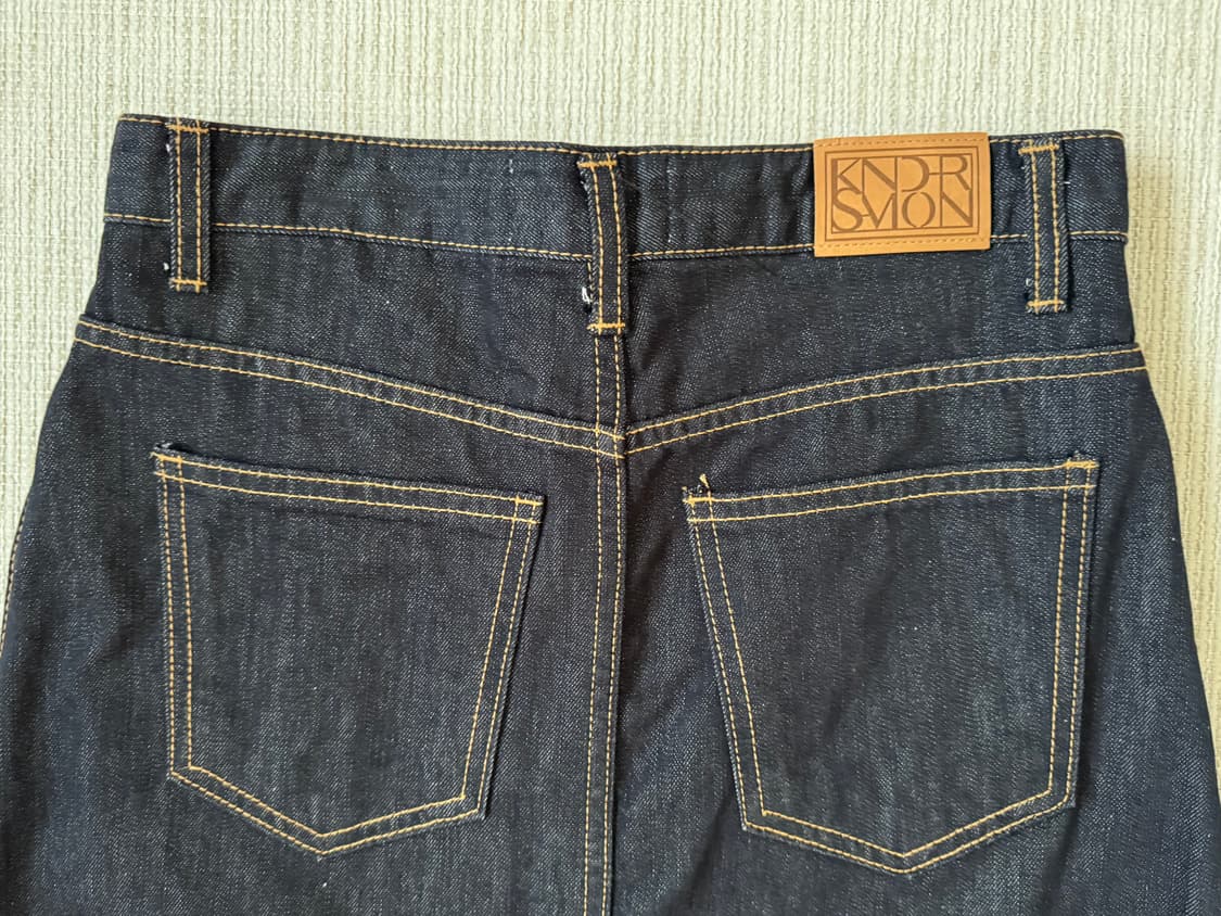 킨더살몬 셀비지 데님 셋업(자켓, 스커트) 상품이미지9